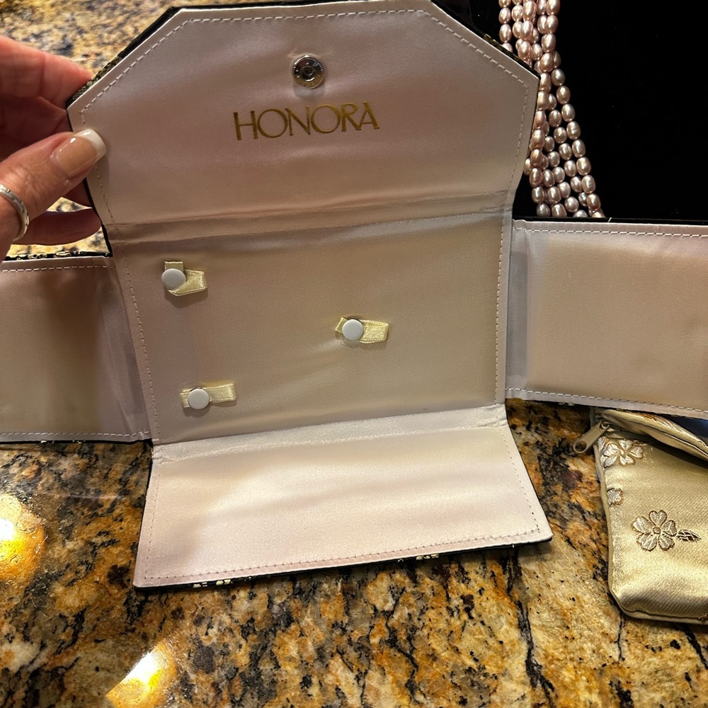 Honora ❤️ 6 Strain Pink Fresh Water Pearl Statement Necklace. Pre❤️Loved - Picture 11 of 13